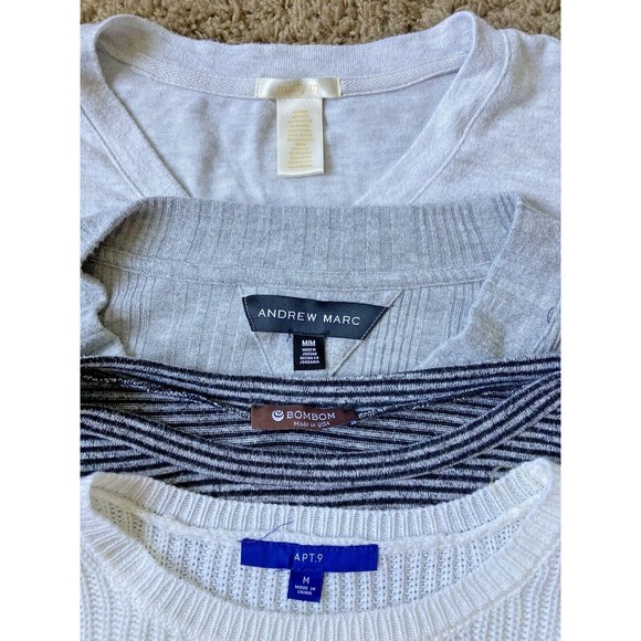 Women's Apt 9, Matty M, BomBom, Andrew Marc Sweater Lot Size Medium - Picture 9 of 13